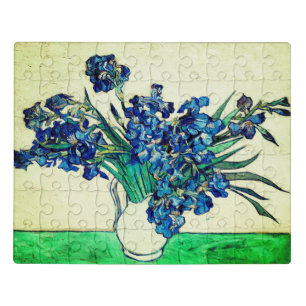 Irises (1890) by Vincent Van Gogh Jigsaw Puzzle