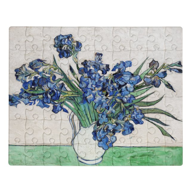 Irises (1890) by Vincent Van Gogh Jigsaw Puzzle (Puzzle Horizontal)