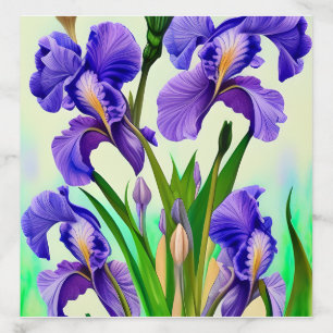 Irises are a Stunning Fowering Plant Envelope Liner