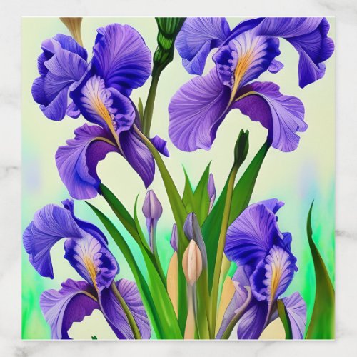 Irises are a Stunning Fowering Plant Envelope Liner