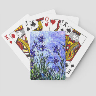 Irises by Claude Monet Bicycle Playing Cards