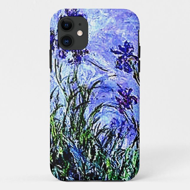 Irises by Claude Monet Case-Mate iPhone Case (Back)