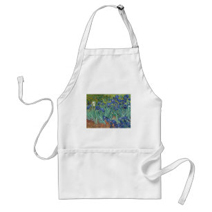 Irises by Van Gogh Adult Apron