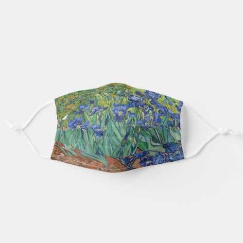 Irises by Van Gogh Art Painting Adult Cloth Face Mask