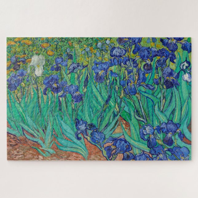 Irises by Van Gogh Art Painting Jigsaw Puzzle (Horizontal)