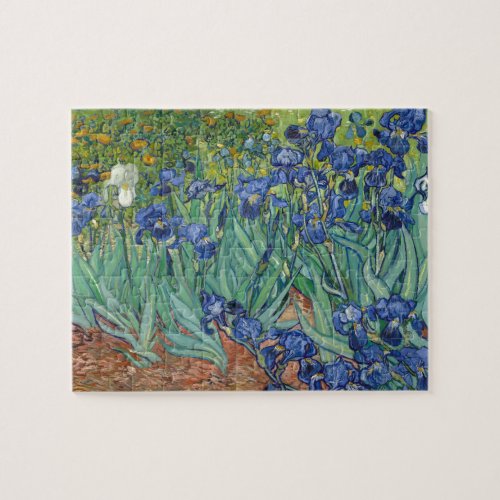 Irises by Van Gogh Art Painting Jigsaw Puzzle