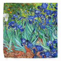 Irises By Van Gogh Bandana Irises By Van Gogh Bandana