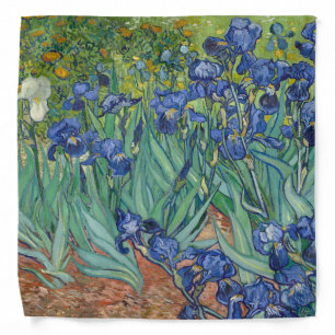 Irises by Van Gogh Bandana