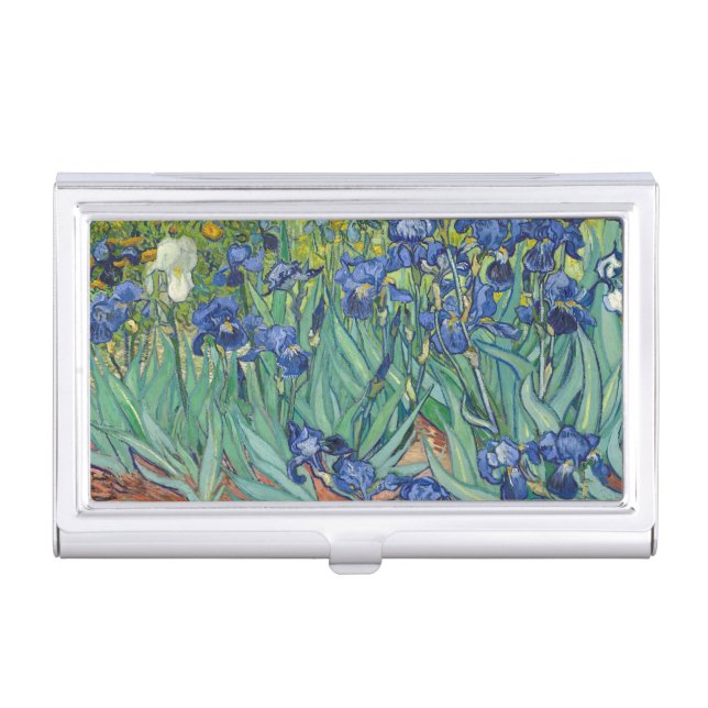 Irises by Van Gogh Business Card Case (Front)