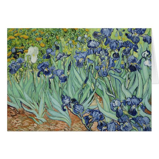 Irises by Van Gogh Cards (Front Horizontal)