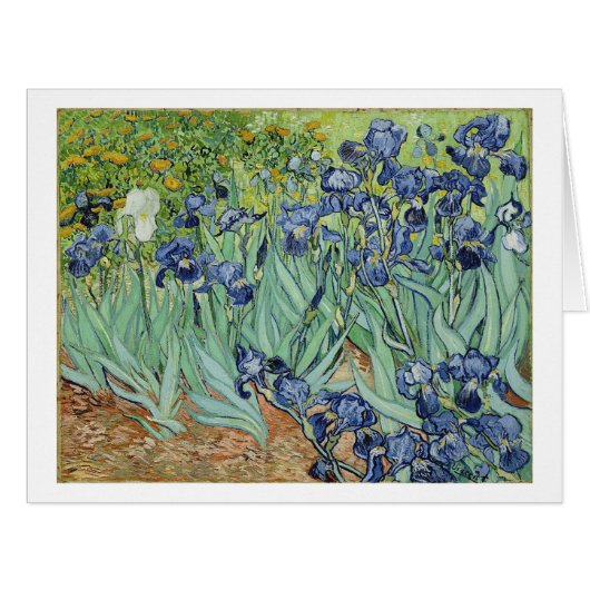 Irises by van Gogh Cards (Front Horizontal)