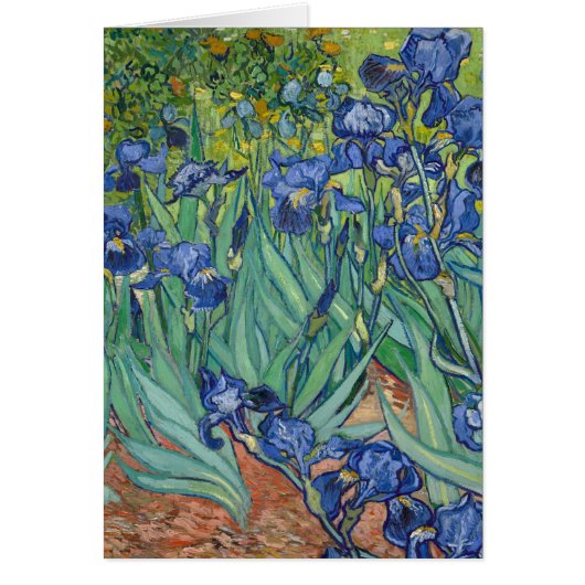 Irises by Van Gogh Cards (Front)