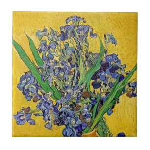 Irises by Van Gogh Ceramic Tile