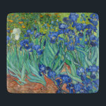 Irises by Van Gogh  Cutting Board<br><div class="desc">Irises by Van Gogh. 
Please visit my store for more interesting design and more color choice => zazzle.com/iwheels*</div>