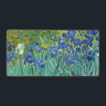 Irises by Van Gogh Desk Mat<br><div class="desc">Please visit my store for more interesting design and more color choice =>  zazzle.com/iwheels*</div>