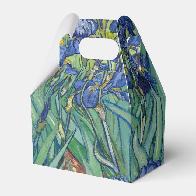 Irises by Van Gogh Favor Boxes (Front Side)