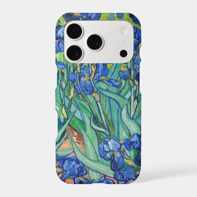 Irises by Van Gogh Iphone Case (Back)
