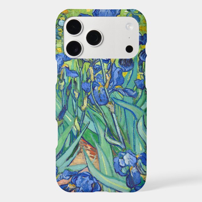 Irises by Van Gogh Iphone Case (Back)