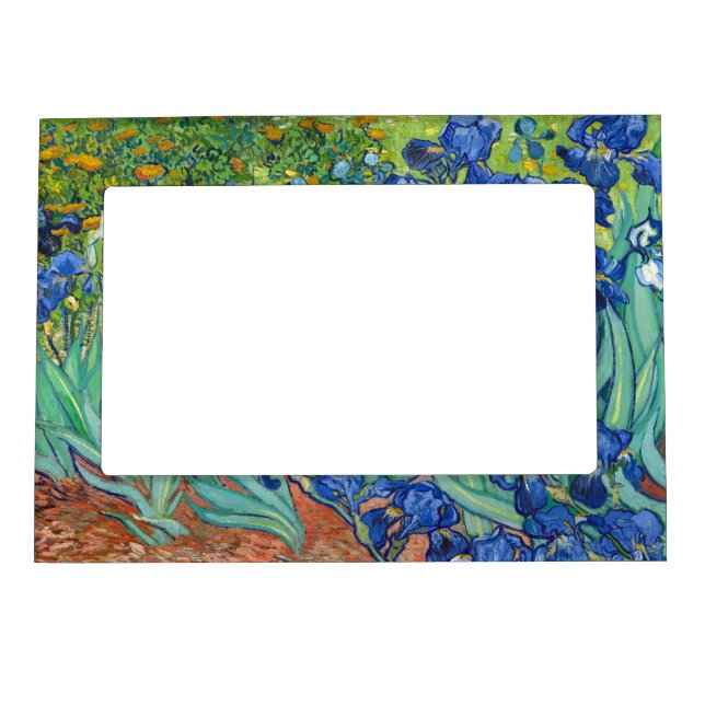Irises by Van Gogh Magnetic Frame (Front)