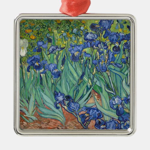 Irises by Van Gogh Metal Ornament