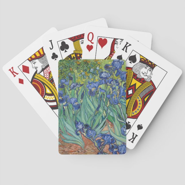Irises by Van Gogh Poker Cards (Back)