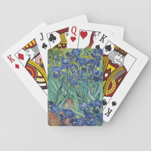 Irises by Van Gogh Poker Cards