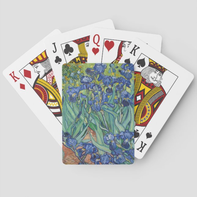 Irises by Van Gogh Poker Cards (Back)