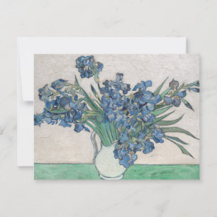 Irises by van Gogh: Postcard
