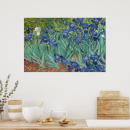 Irises by Van Gogh Poster
