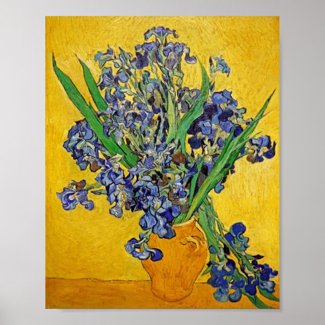 Irises by Van Gogh Poster (Front)