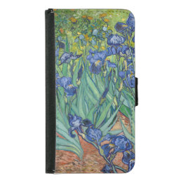 Irises by Van Gogh Samsung Galaxy S5 Wallet Case