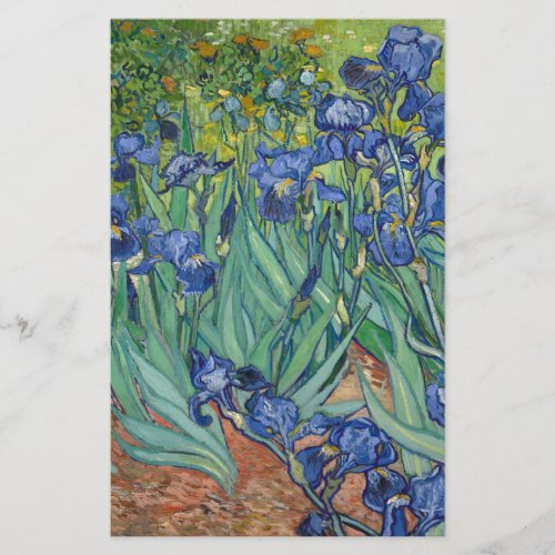 Irises by Van Gogh Stationery
