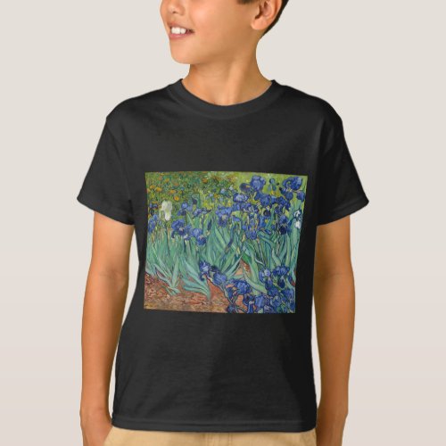 Irises by Van Gogh T_Shirt