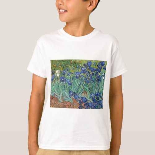 Irises by Van Gogh T_Shirt