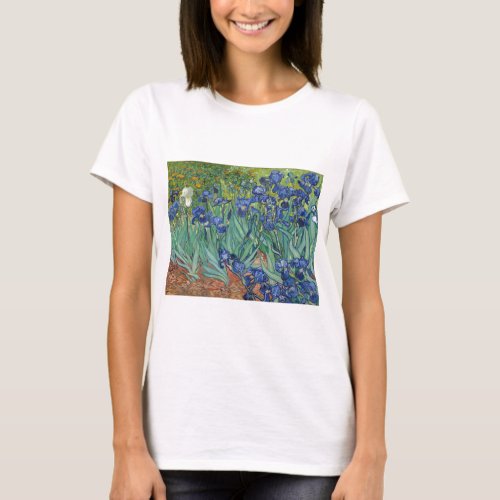 Irises by Van Gogh T_Shirt
