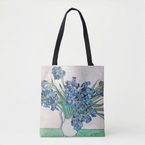 Irises by Van Gogh Tote Bag