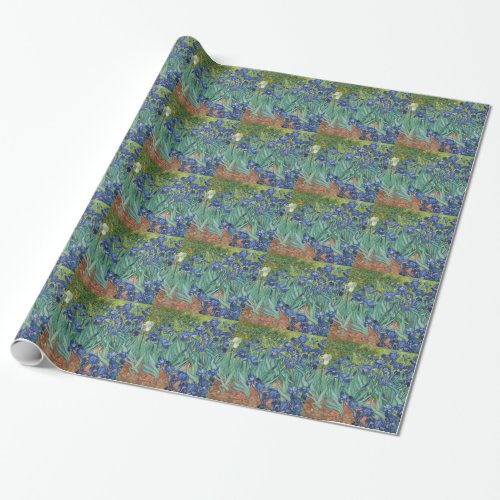 Irises by Van Gogh Wrapping Paper
