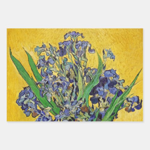 Irises by Van Gogh Wrapping Paper Sheets
