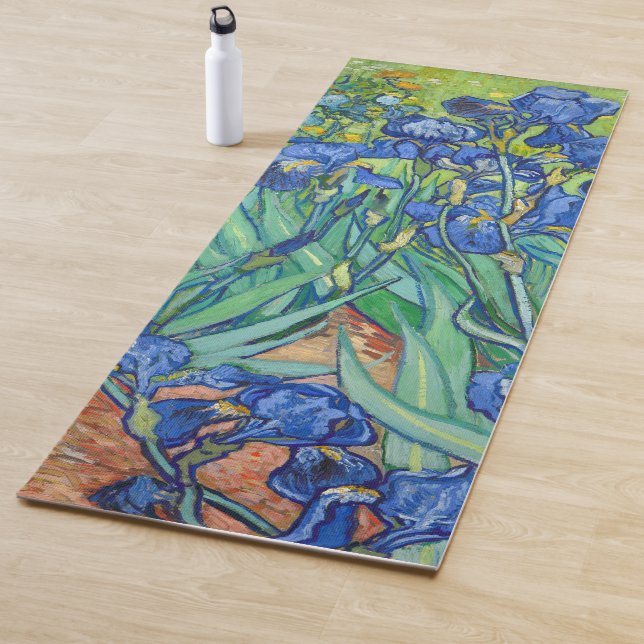 Irises by Van Gogh. Yoga Mat (In Situ)