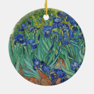 Irises by Vincent Van Gogh 1889 Ceramic Ornament
