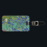 Irises by Vincent Van Gogh 1889 Luggage Tag<br><div class="desc">Irises is one of many paintings and prints of irises by the Dutch artist Vincent van Gogh. Irises was painted while Vincent van Gogh was living at the asylum at Saint Paul-de-Mausole in Saint-Rémy-de-Provence, France, in the last year before his death in 1890. This work is in the public domain...</div>