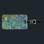 Irises by Vincent Van Gogh 1889 Luggage Tag<br><div class="desc">Irises is one of many paintings and prints of irises by the Dutch artist Vincent van Gogh. Irises was painted while Vincent van Gogh was living at the asylum at Saint Paul-de-Mausole in Saint-Rémy-de-Provence, France, in the last year before his death in 1890. This work is in the public domain...</div>
