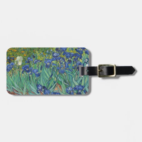 Irises by Vincent Van Gogh 1889 Luggage Tag