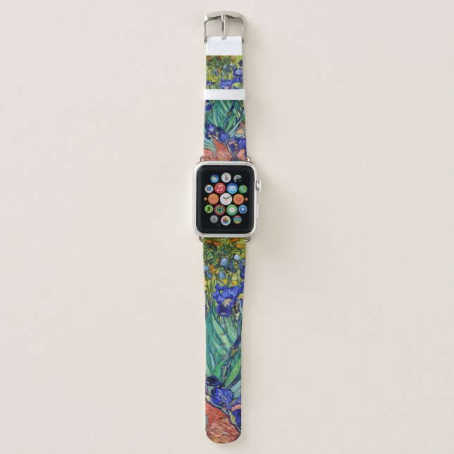 Irises by Vincent van Gogh Apple Watch Band (Front)