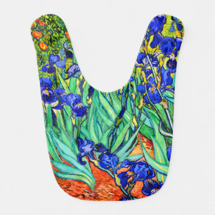 Irises by Vincent Van Gogh Baby Bib