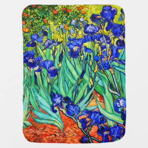 Irises by Vincent Van Gogh Baby Blanket