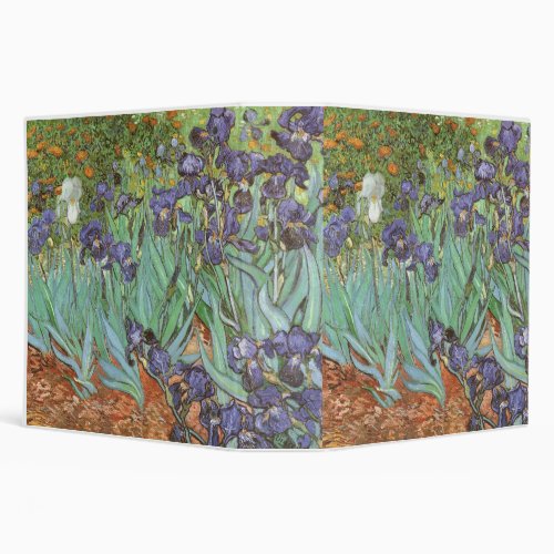 Irises by Vincent van Gogh Binder