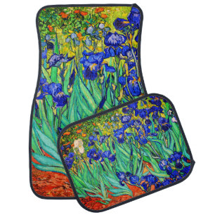 Irises by Vincent Van Gogh Car Floor Mat