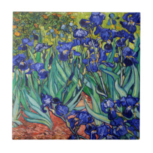 Irises by Vincent van Gogh Ceramic Tile
