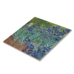 Irises by Vincent Van Gogh Ceramic Tile